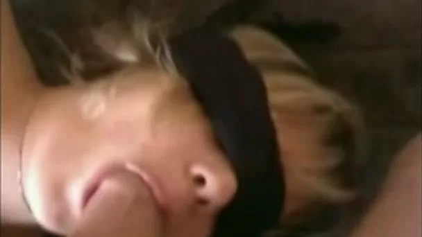 My hot white wife is bound and pounded in doggy style
