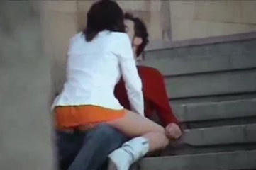 People caught on camera having sex in public