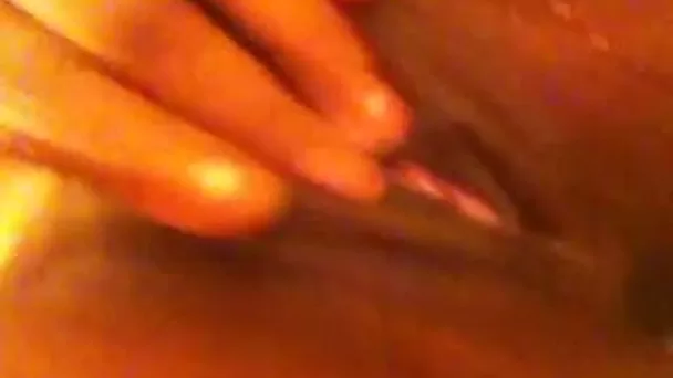 Fingering myself in the brown cooter on my closeup amateur video