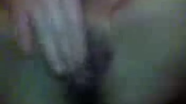 My 22 yo Greek girlfriend sensually fingers her hairy twat