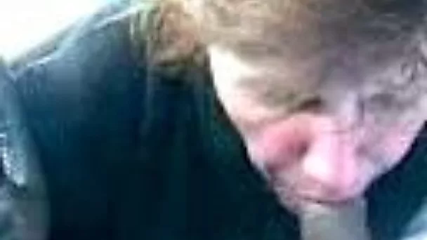 Mature blonde woman is so hungry for dick that she sucks it hard