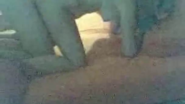 Ramming my mature blonde wife doggy style on the couch