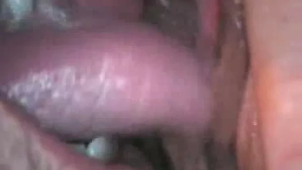 Close up - licking my girl's moist meaty pussy fucking missionary style