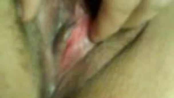 Close up video of my horny housewife diddling her pink pussy