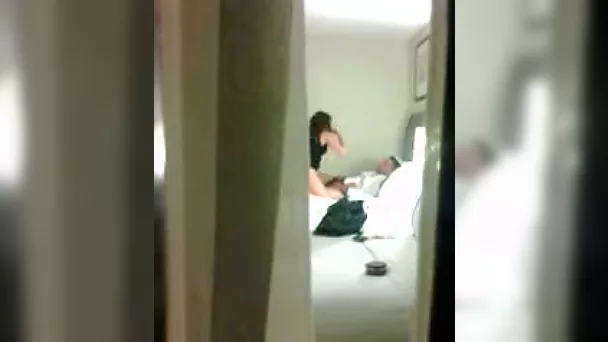 This lustful chick knows how to give fantastic blowjob