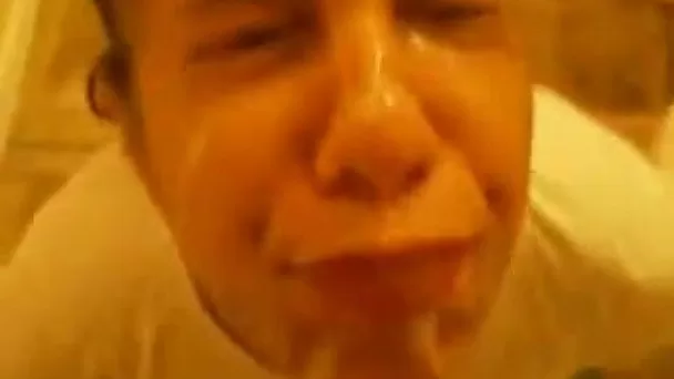My cum-addicted ebony queen sucks my dick until she gets a facial