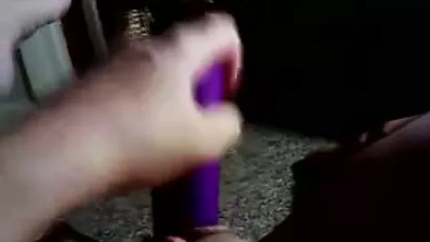 My orgasm craving wife just loves playing with her dildo