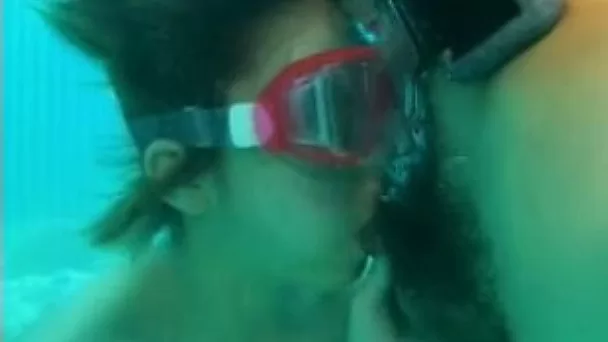 Having sex underwater is so fucking risky and exciting
