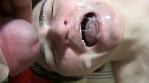 Pussy play and cum feeding for my white brunette girlfriend