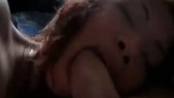 Busty hot Asian girlfriend gobbles my dick in the morning