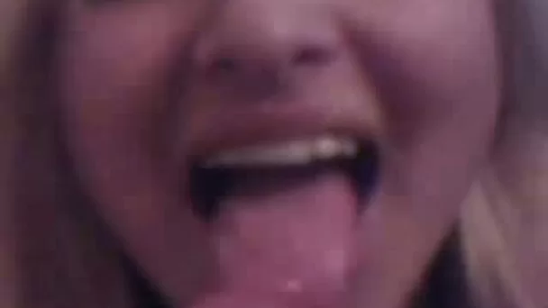 My sultry and horny Turkish blonde girlfriend gives head with a smile