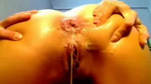 Extreme anal insertions including monster dildos, cucumbers and bottles