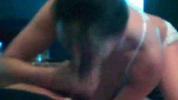 My beautiful girlfriend waking me up with a blowjob