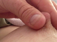 Close up homemade video with me playing with my wife's nipples