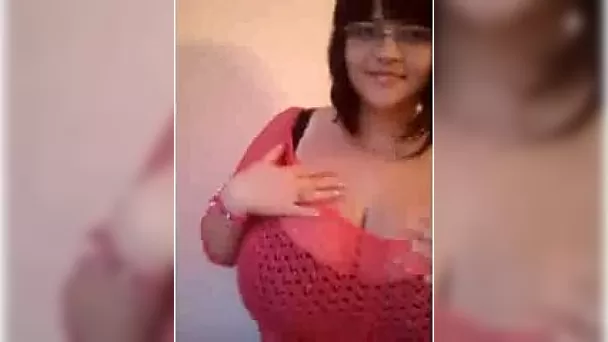 Nasty slut from Poland shows off her gigantic boobs