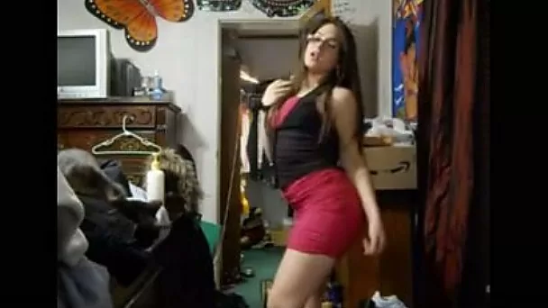 Dancing in my miniskirt and shaking my terrific booty