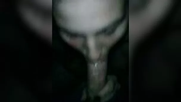 This chick is such a nasty chick that she agrees to suck on my dick