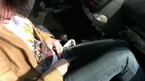 Tanya changes her clothes in a car after peeing her pants