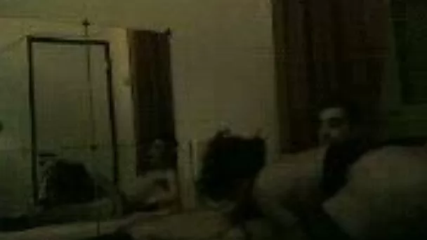 One of my Arab friend gets blowjob from his curvy Arabian wife