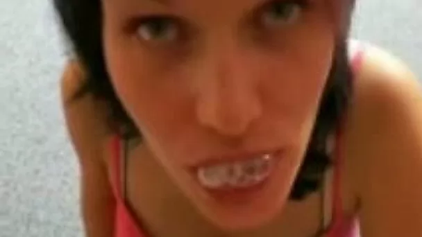 Cute redhead chick from GYM gives me some head
