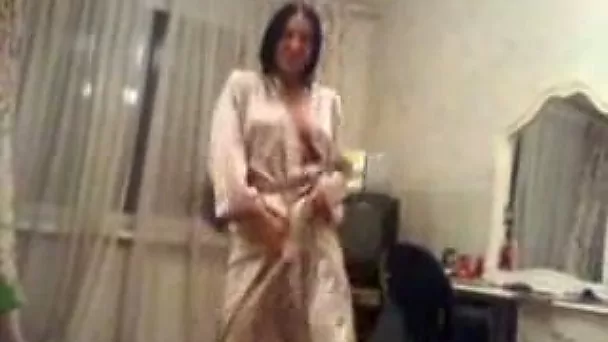 My sweet brunette girlfriend is actually a gorgeous sex bomb