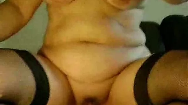Friend's horny BBW wife selftapes her masturbation solo