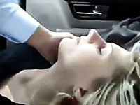 Banging my ridiculously naughty girlfriend in my car
