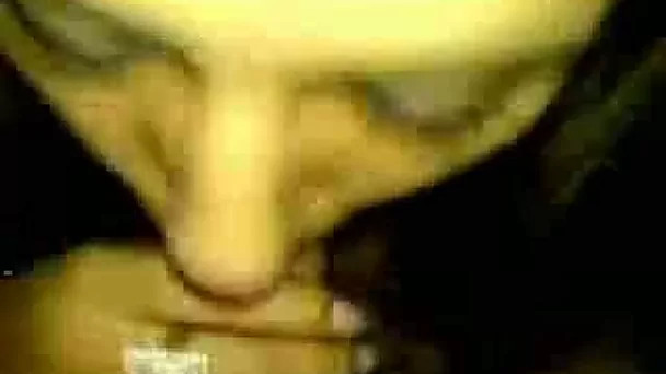 Beautiful brunette works on my cock and seems to enjoy it