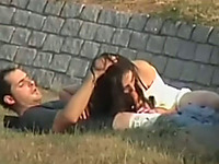 These two seemed to be obsessed with having a wild sex outdoors