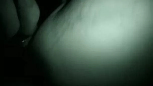 Black and white POV clip with me toying my wife's cunt