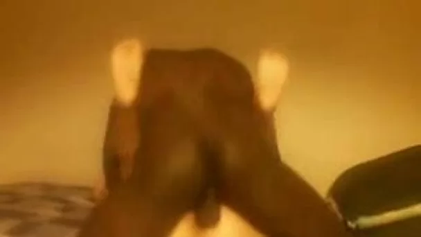My fuck buddy knows how to use his thick black cock