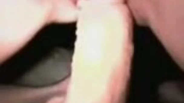 Huge dildo play on my girlfriend's mom  - her secret video