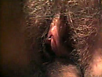 Close up homemade video of me fucking my wife's extra hairy pussy