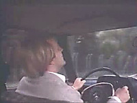 Retro homemade video of my dad getting some head in the car