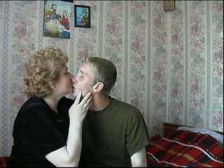 Pale skin chubby granny from Russia topped my cock and fucked hard