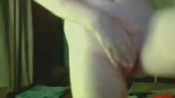 Adorable busty milk skinned teen shows me her goodies on webcam