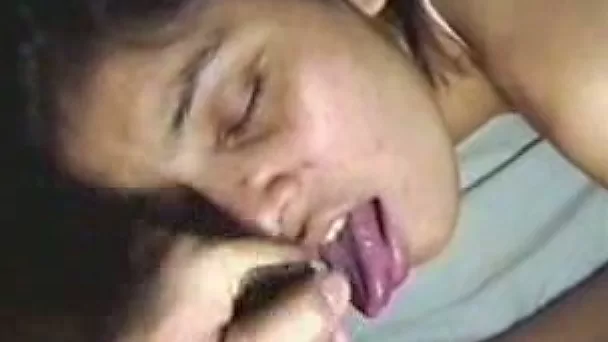 My colorful small dick got sucked and came on the horny hooker