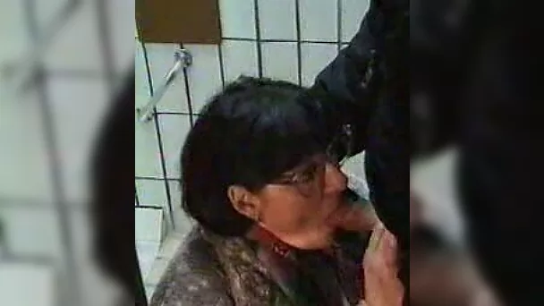 Sex adventures with my mature wife in town's public toilets