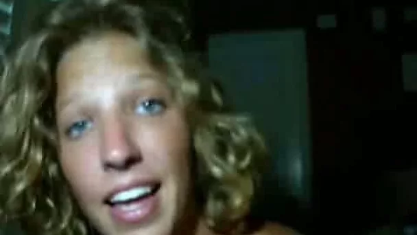 Young blue eyed blondie shows me her lady parts on webcam