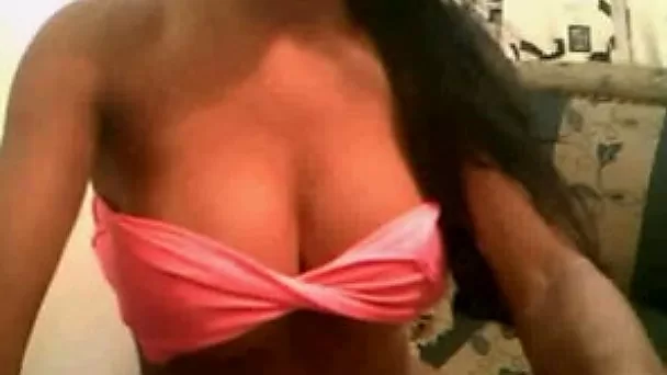 Bosomy TS Latina shows her body and plays with her cock