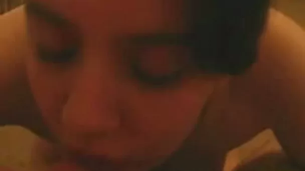 Cock gobbling chubby white neighbor invited me for fun