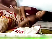 Skanky Indian chick gets dominated in missionary position