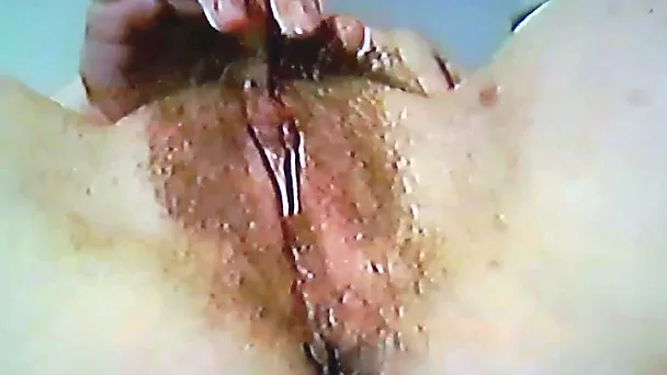 My amateur vintage video with my mild white wife masturbating