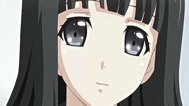Busty hentai coed gets shoved dildo and hand until creampie