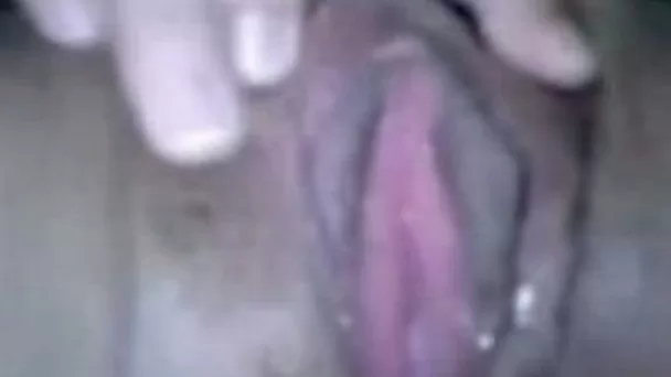 Close up homemade clip with me fingering my non-shaved pussy