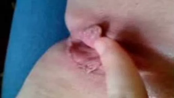 Diddling my petite young bitch's tight pink soaking pussy