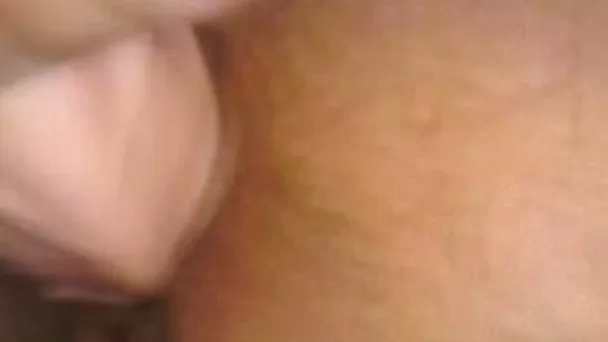 Close up homemade clip with me toying my shaved vagina