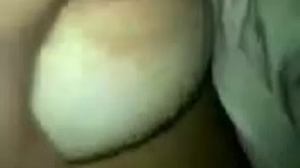 Beautiful boobs and wet dark pussy of my milf housewife