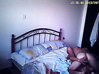 Hidden cam in the bedroom catches my Serbian wife with another man