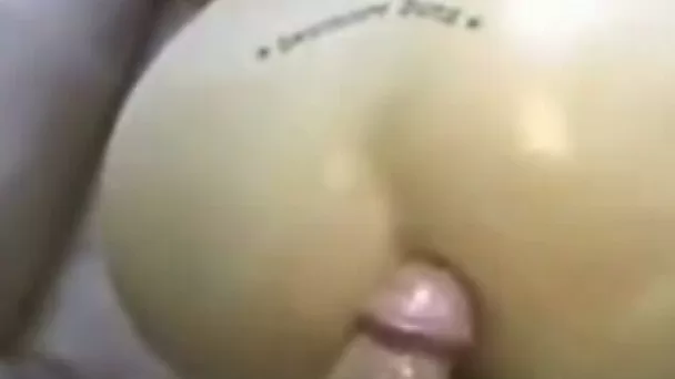 Awesome POV sex tape with me fucking my tattooed lover's butt